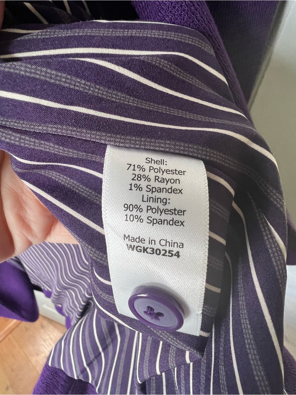 41 Hawthorn Purple Natalie Knit Tailored Blazer - Picture 8 of 12